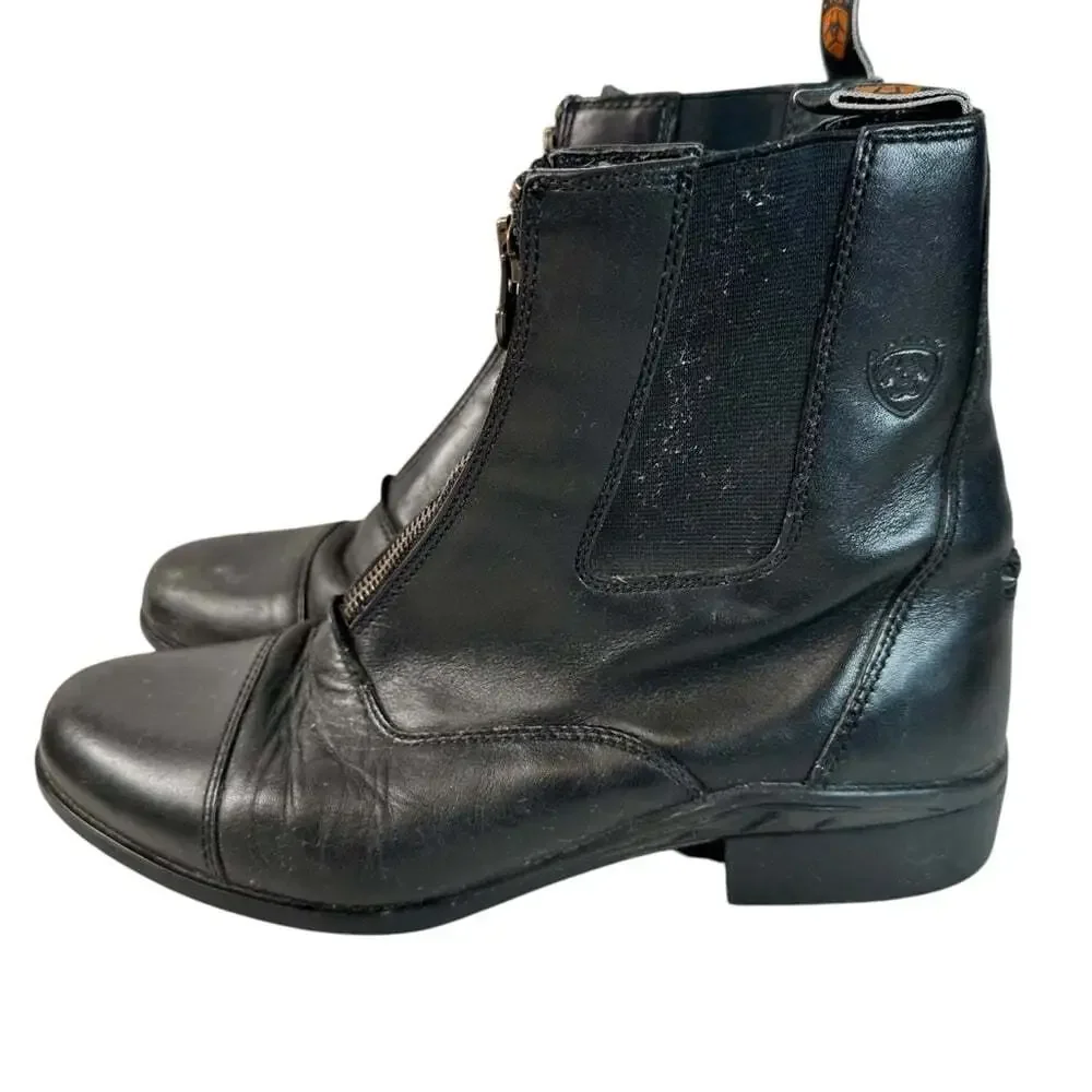 Ariat Men’s Heritage IV English Paddock Boot Black Size 9.5 Rugged Neutral Solid